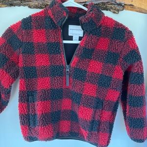 Toddler Buffalo plaid warm winter sweater